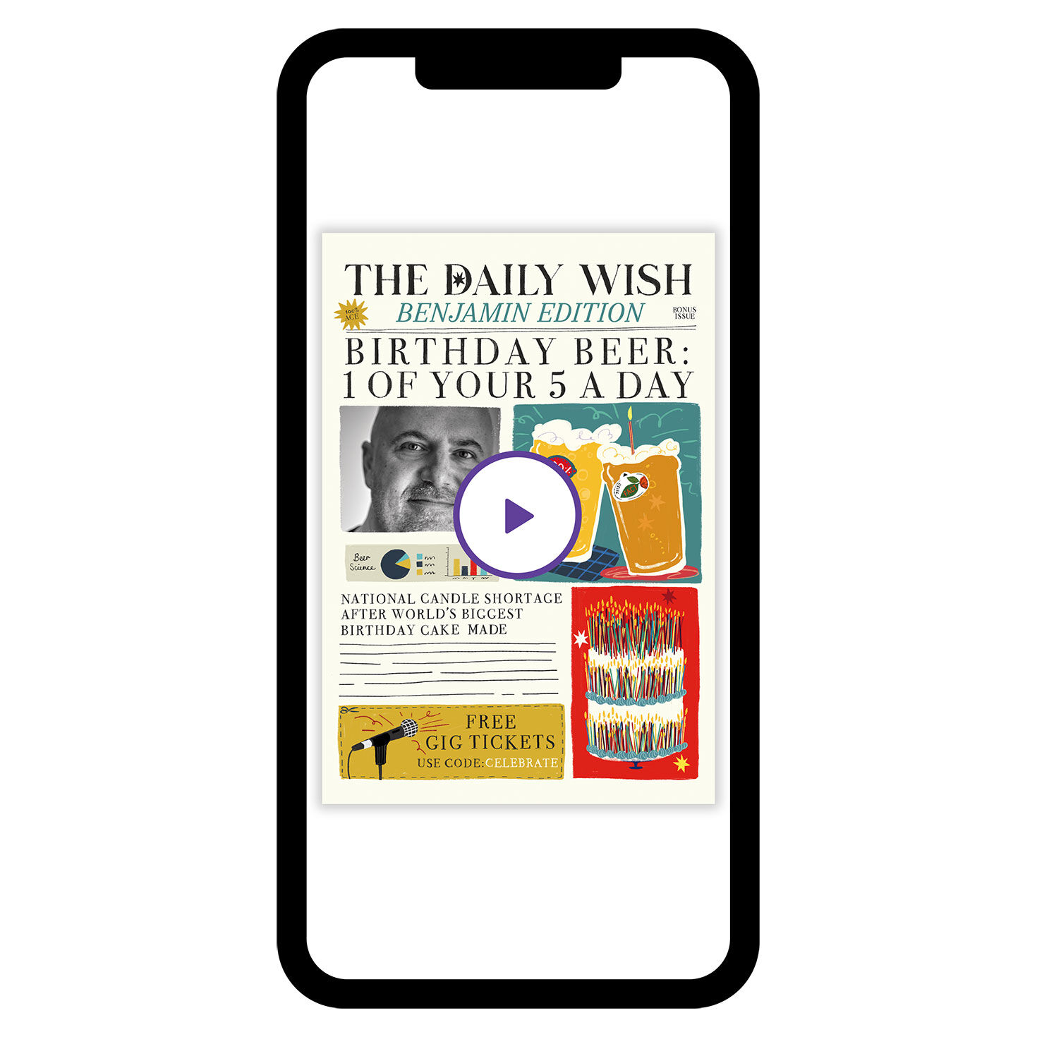 Birthday Beer News Birthday eCard