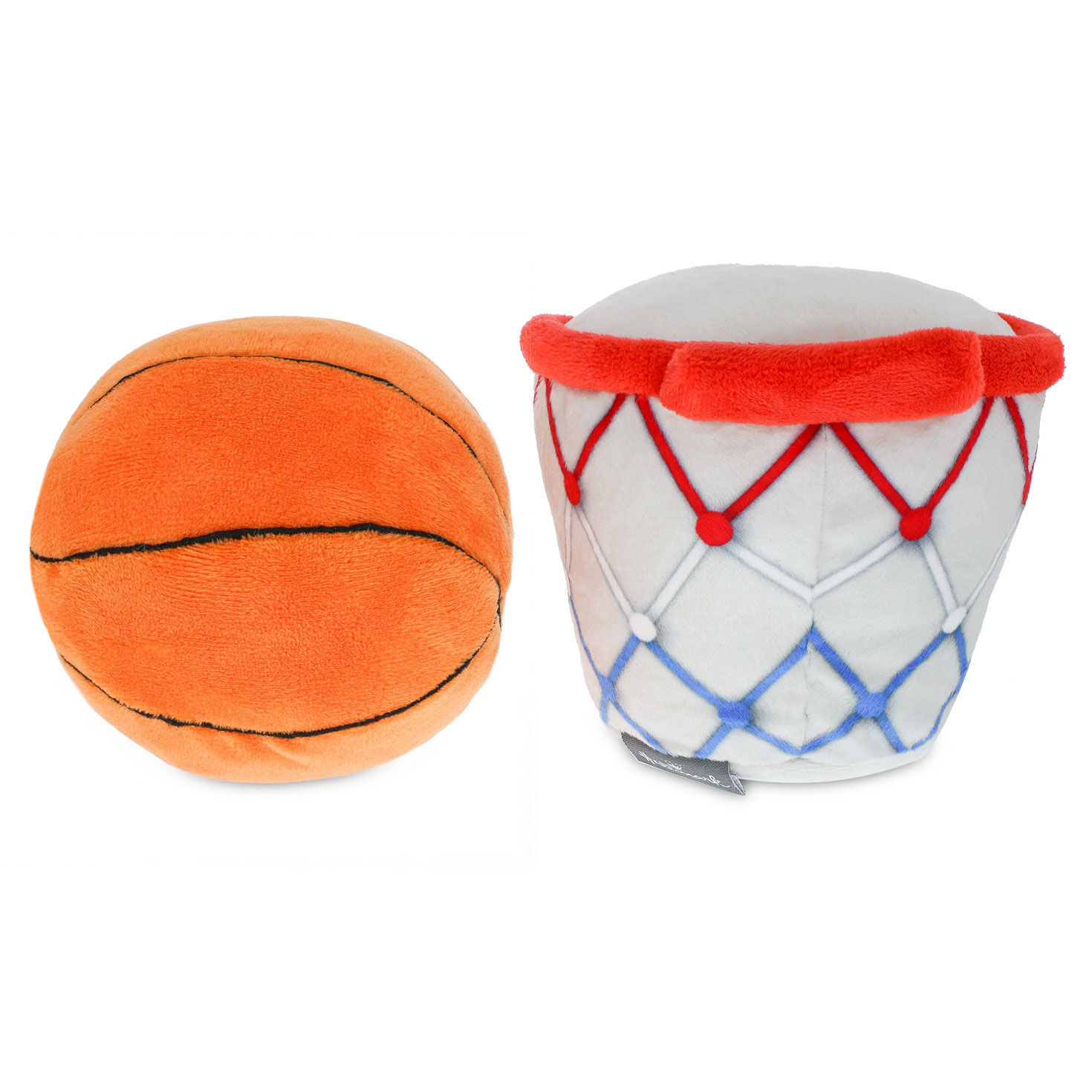 Better Together Basketball and Hoop Magnetic Plush Pair, 6