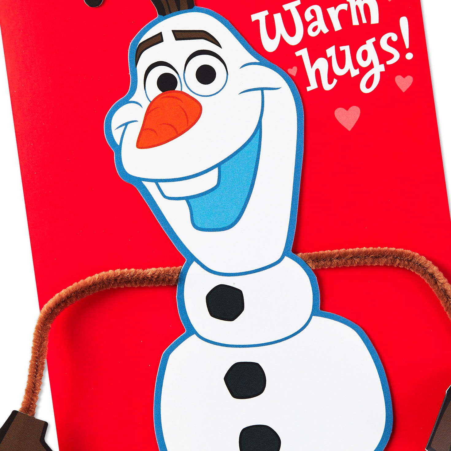Disney Frozen Olaf Warm Hugs Valentine's Day Card Card Front Detail image number 4