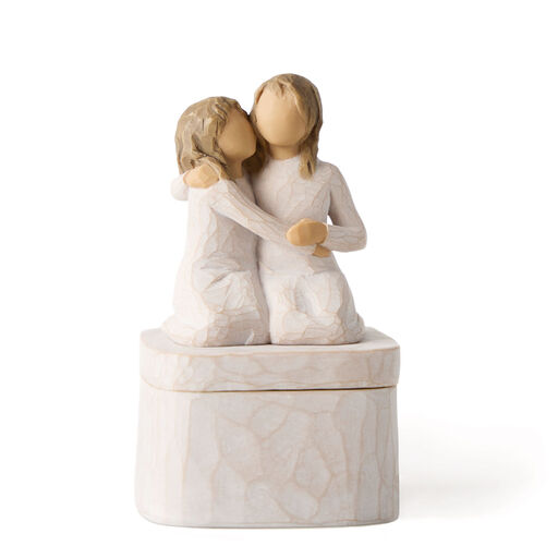 Willow Tree Sister Mine Figurine Trinket Box, 