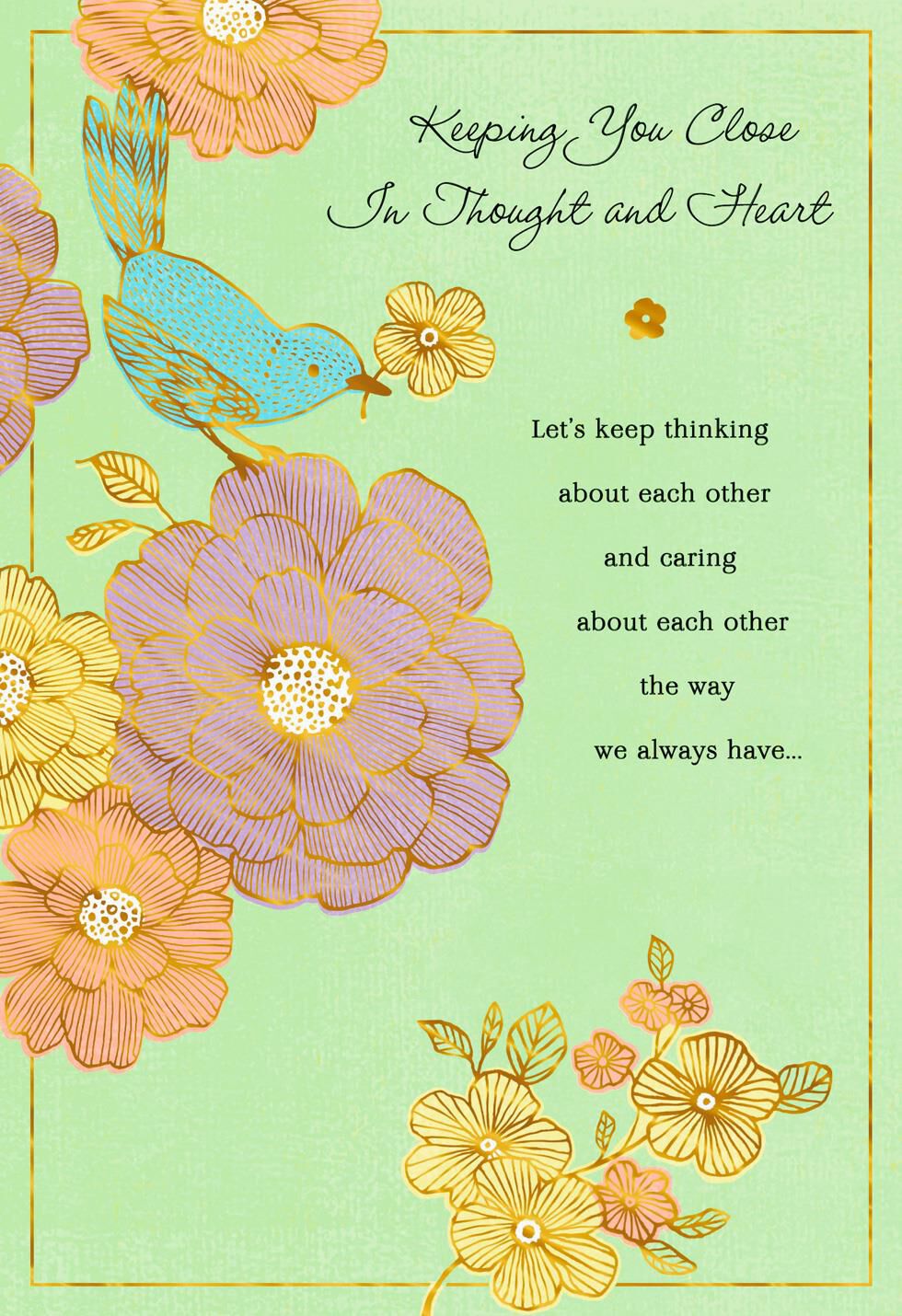 Close in Thought Bird Friendship Card