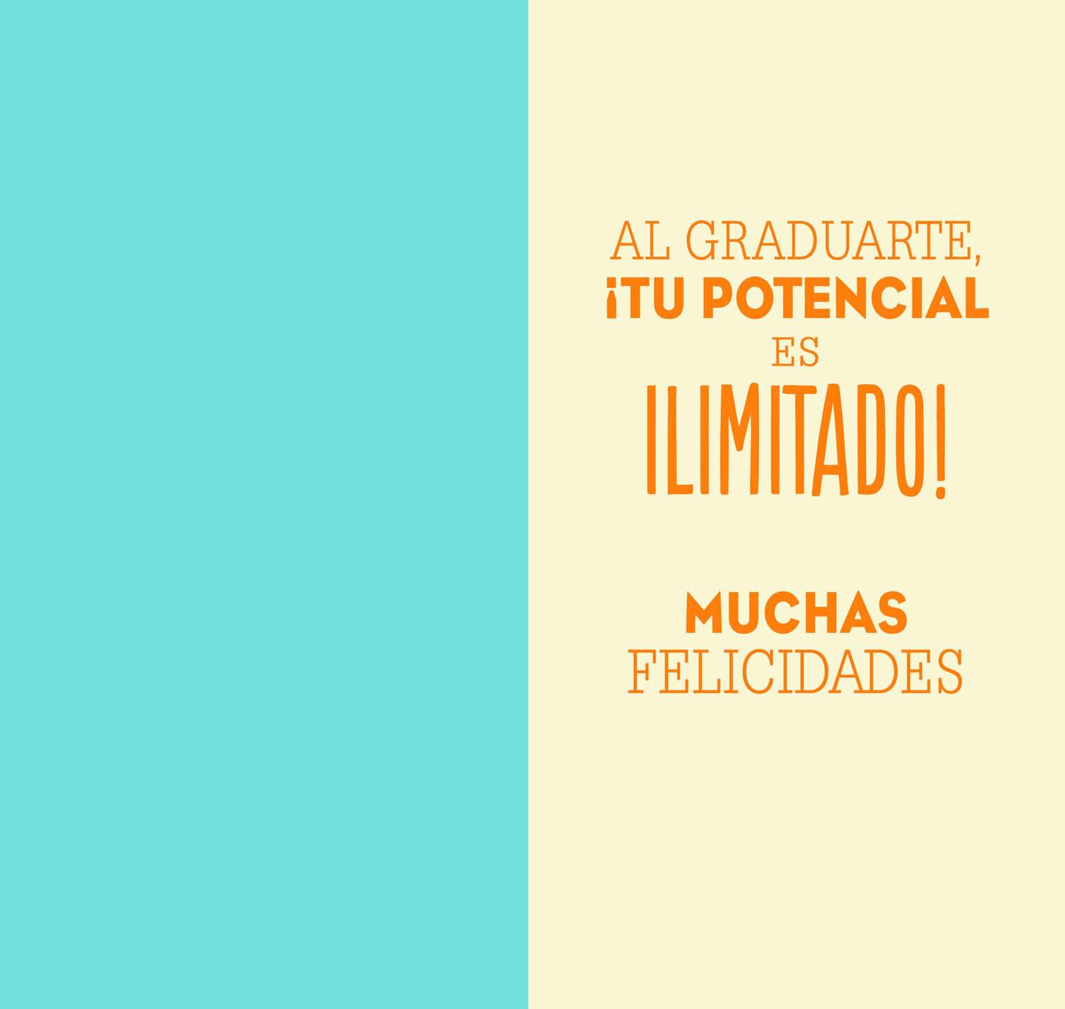 No Limits Spanish-Language Graduation Card