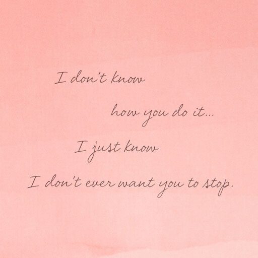 A Kiss From Your Lips Thrills Me Love Card, 
