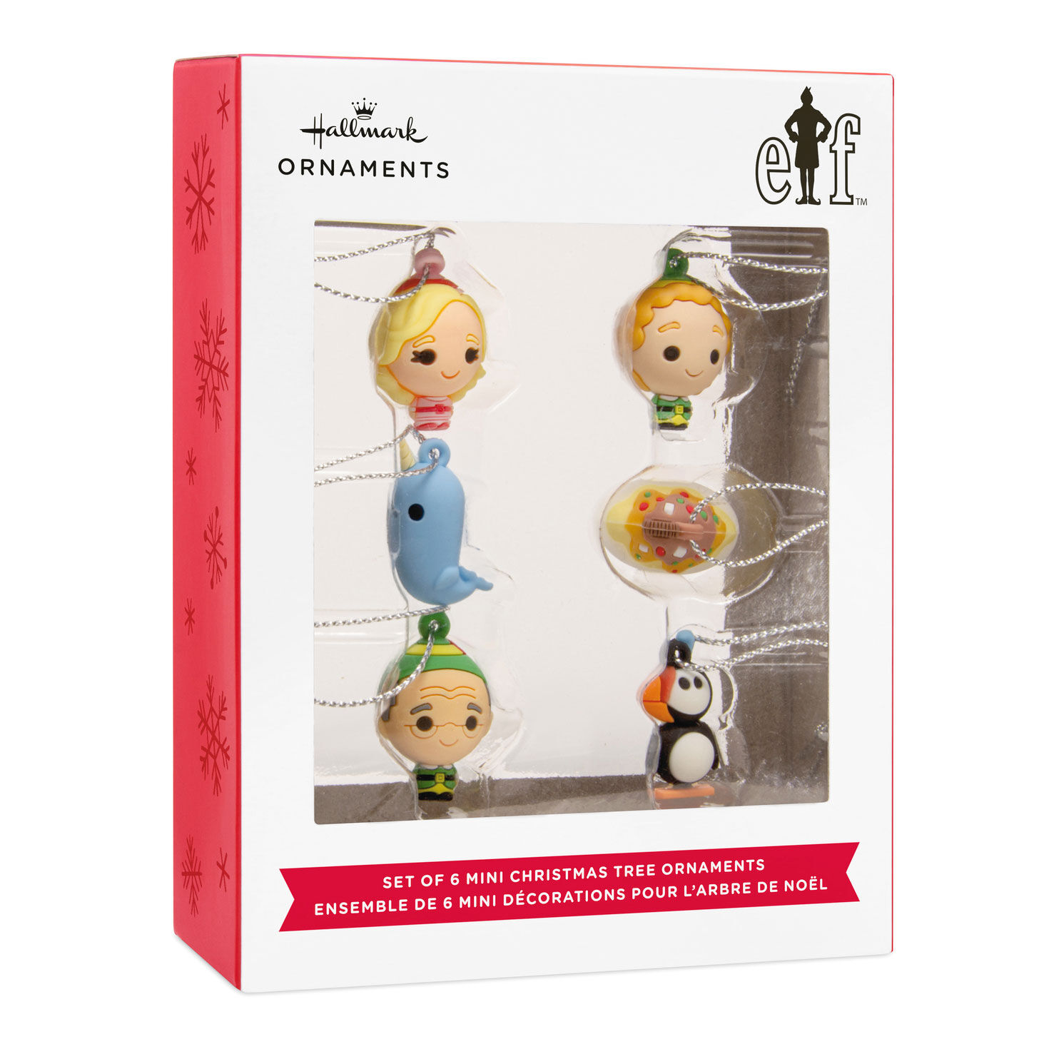 Mini Elf Shatterproof Hallmark Ornaments, Set of 6 for only USD 14.99 | Hallmark