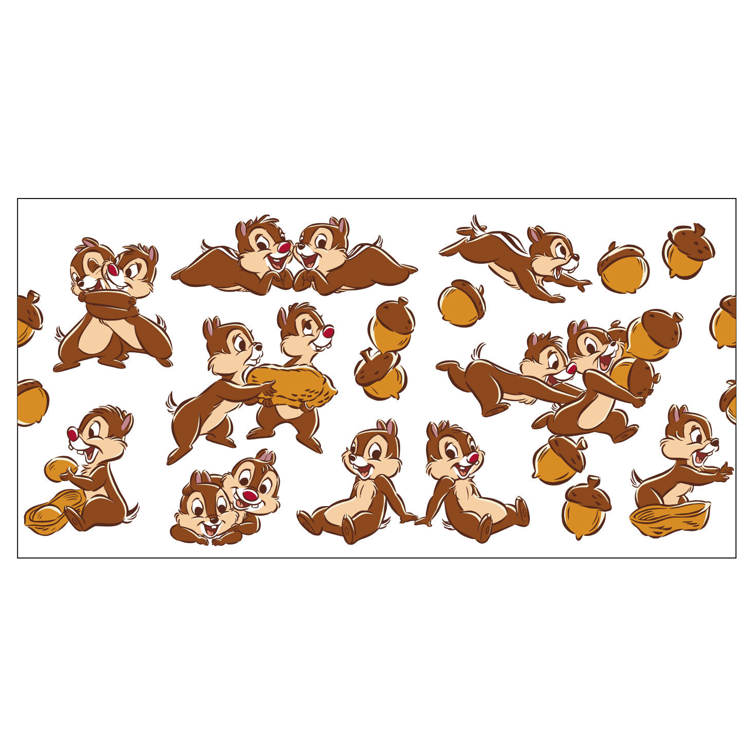 Disney Chip and Dale Collector Glass Full glass design  image number 2