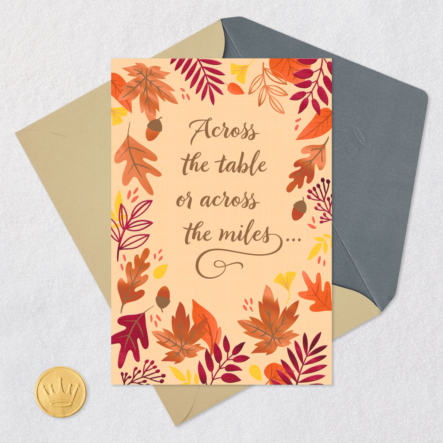 We're Always Together at Heart Thanksgiving Card for only USD 4.29 | Hallmark