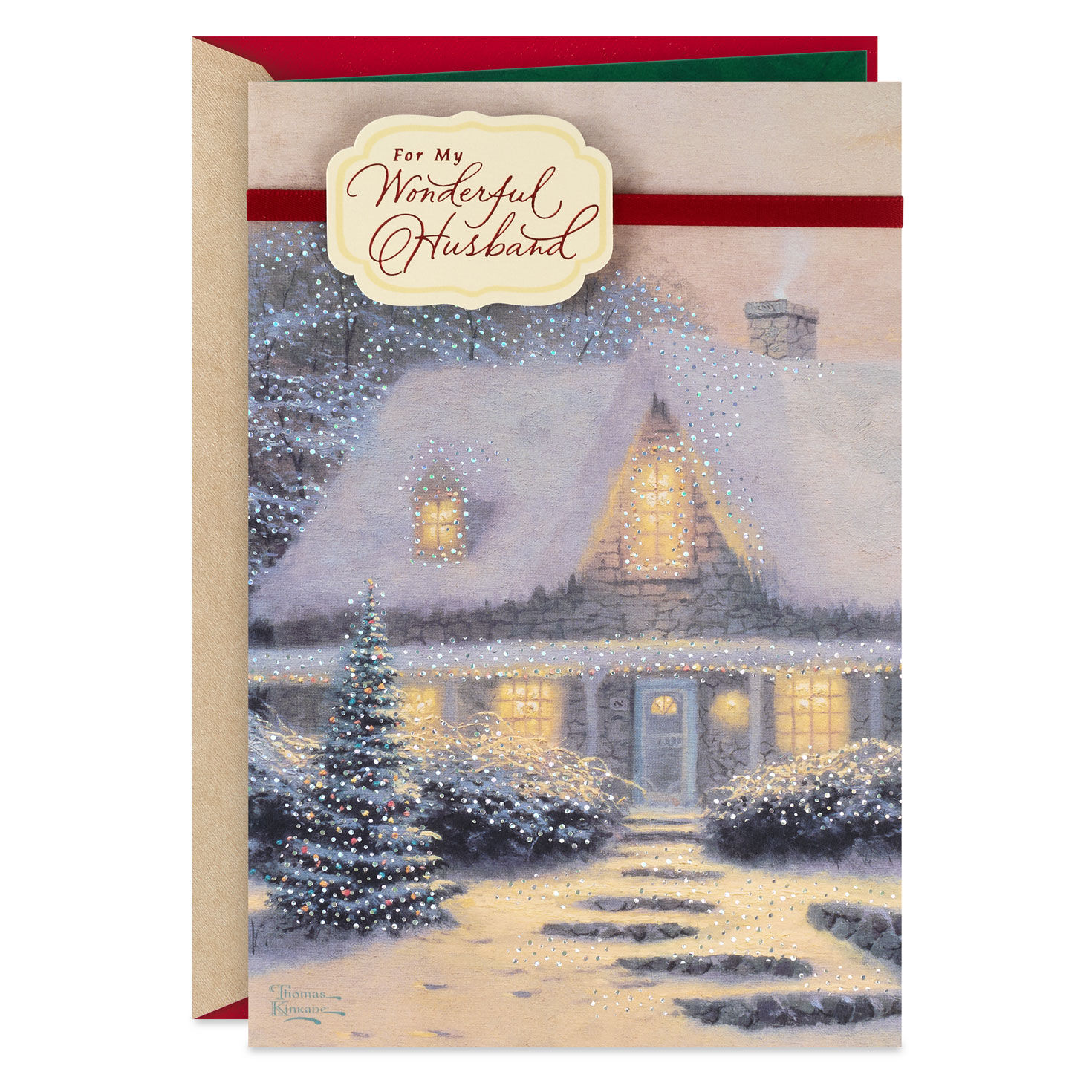 Thomas Kinkade A Time to Count Our Blessings Christmas Card for Husband for only USD 7.59 | Hallmark