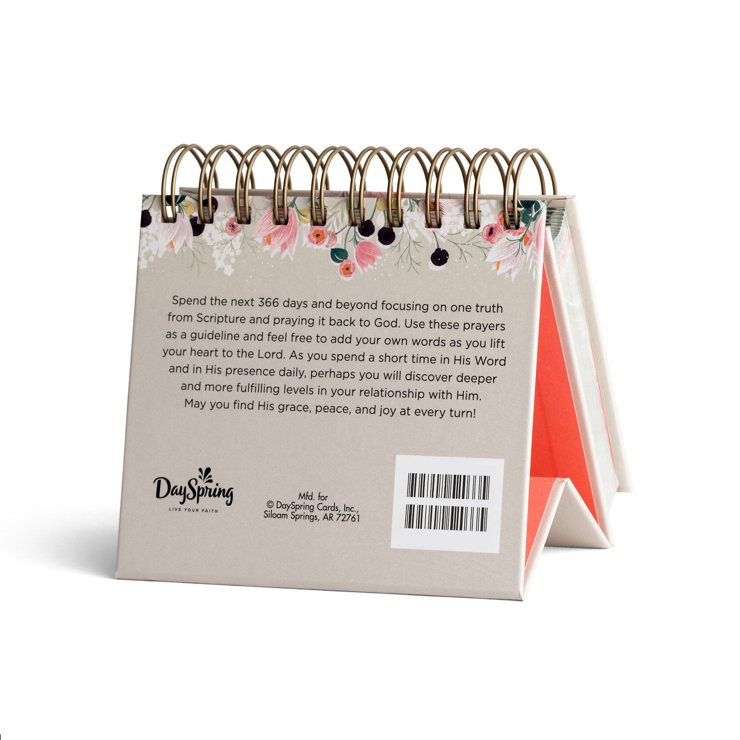 A Prayer a Day 365 Day Perpetual Calendar back image number 2