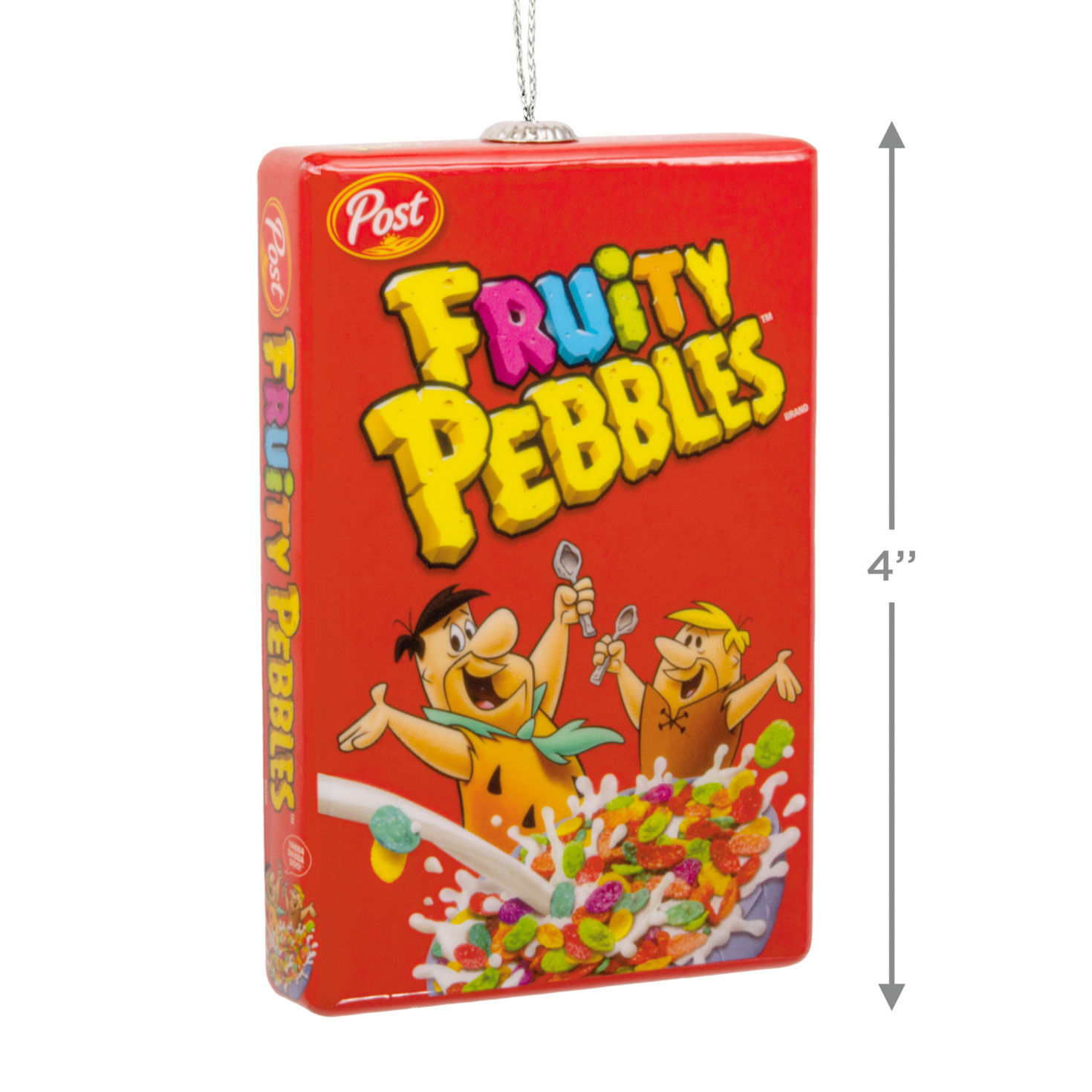 Post Flintstones Fruity Pebbles Cereal Shatterproof Hallmark Ornament for only USD 9.49 | Hallmark