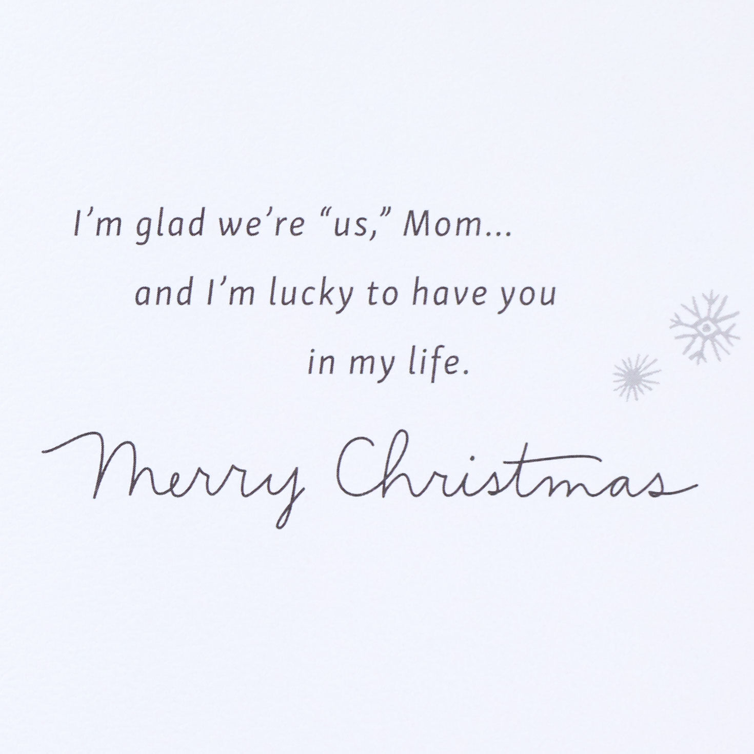 I Love That We're Close Christmas Card for Mom From Daughter, , large image number 3