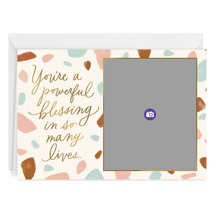 Personalized You’re a Blessing Photo Card, , large image number 3