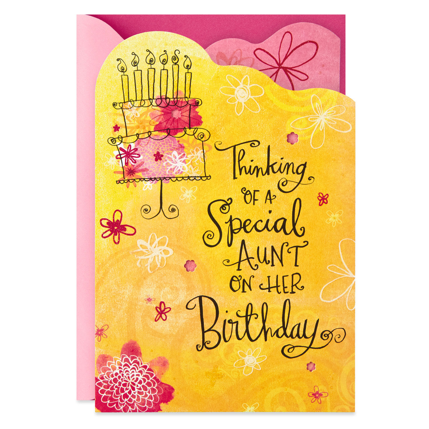 Thinking Of You Birthday Card For Aunt Greeting Cards Hallmark