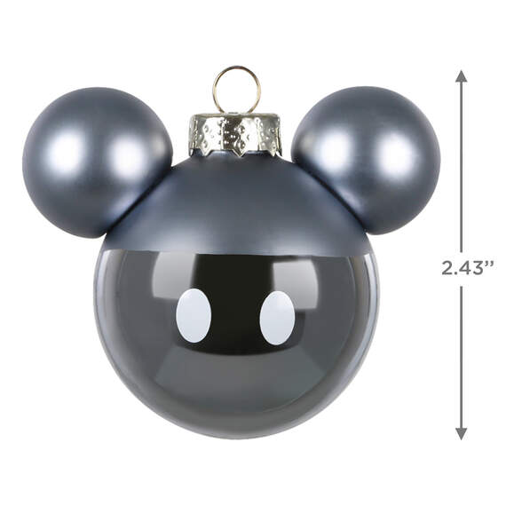 Disney Mickey Mouse Glass Ornaments, Set of 6, , large image number 3
