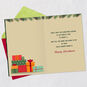 Red, Green and Orange Presents Christmas Card for Friend Open card with envelope image number 3