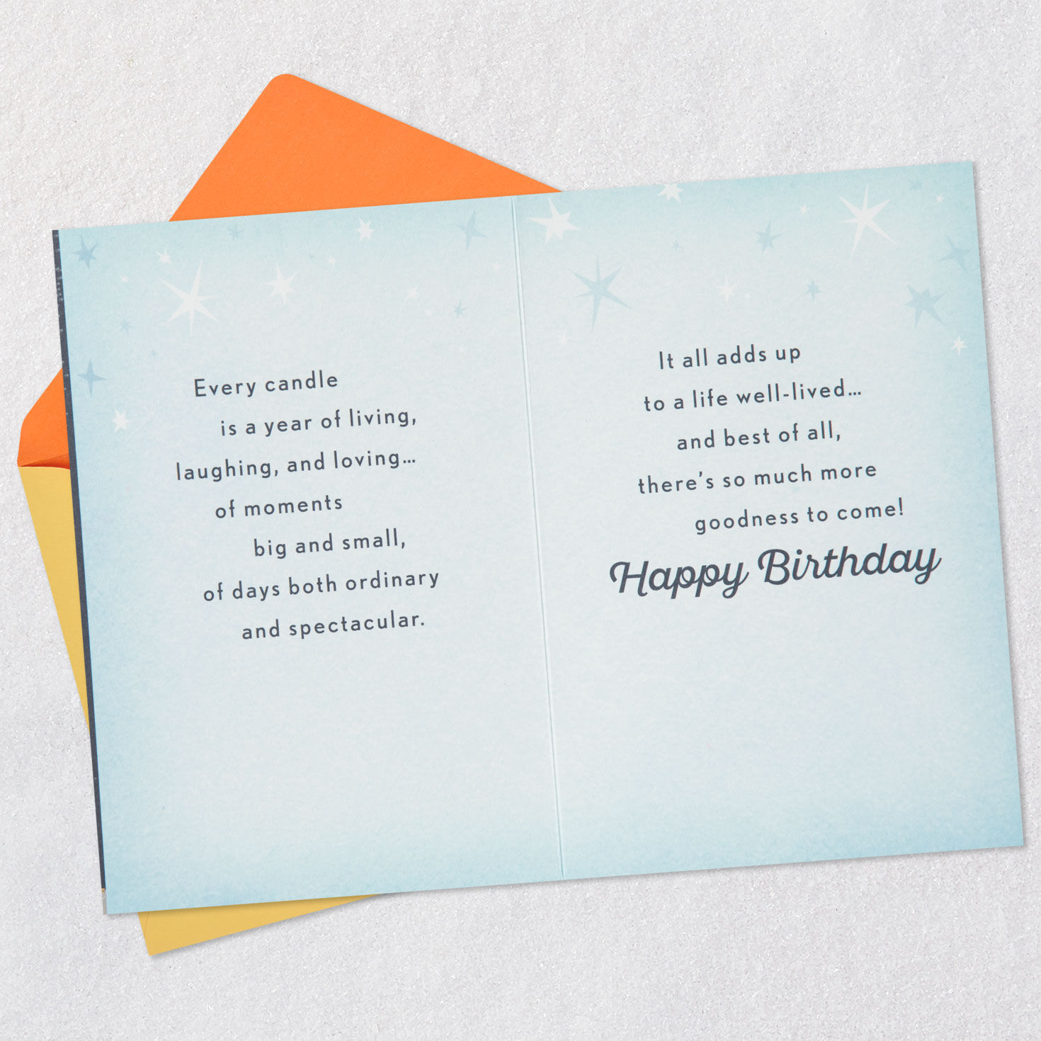 A Life Well-Lived Candles 75th Birthday Card for only USD 4.59 | Hallmark
