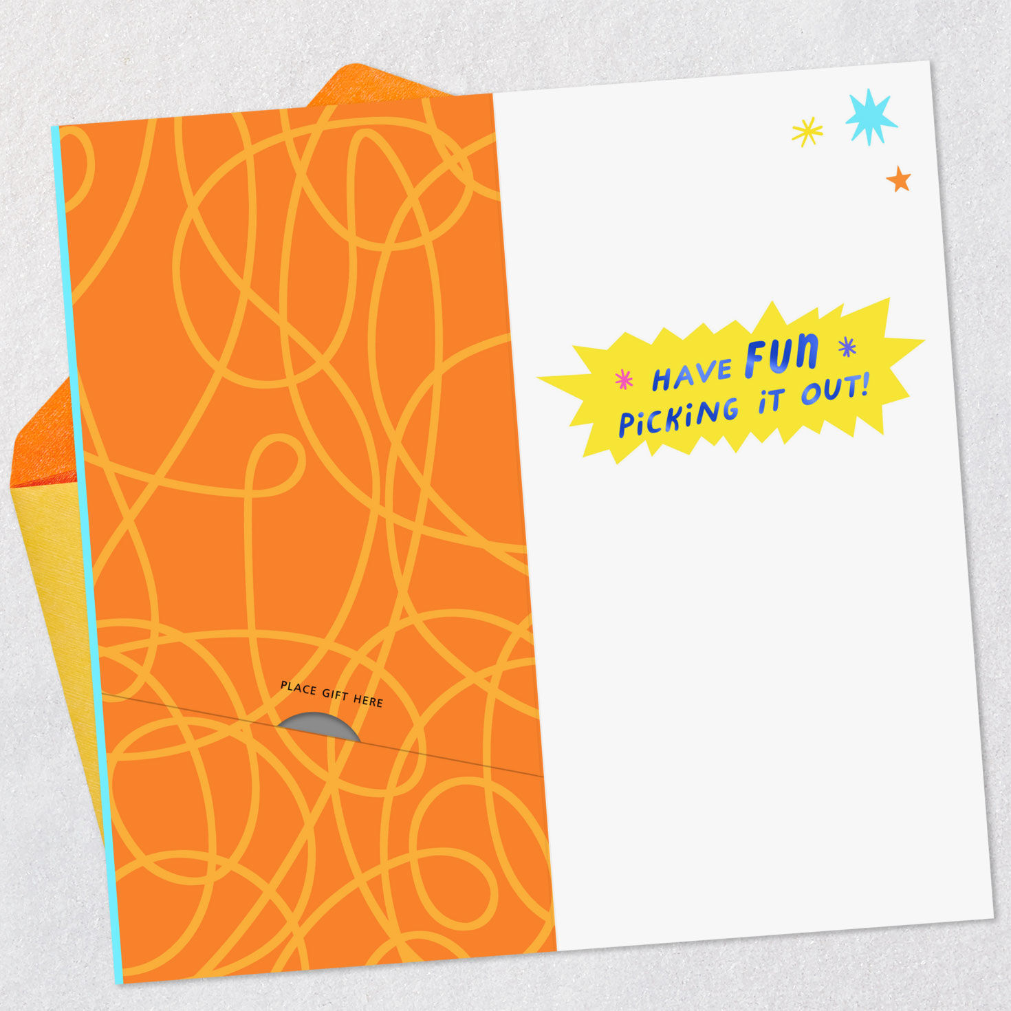 Something Special Money Holder Birthday Card for Kids Open card with envelope image number 4