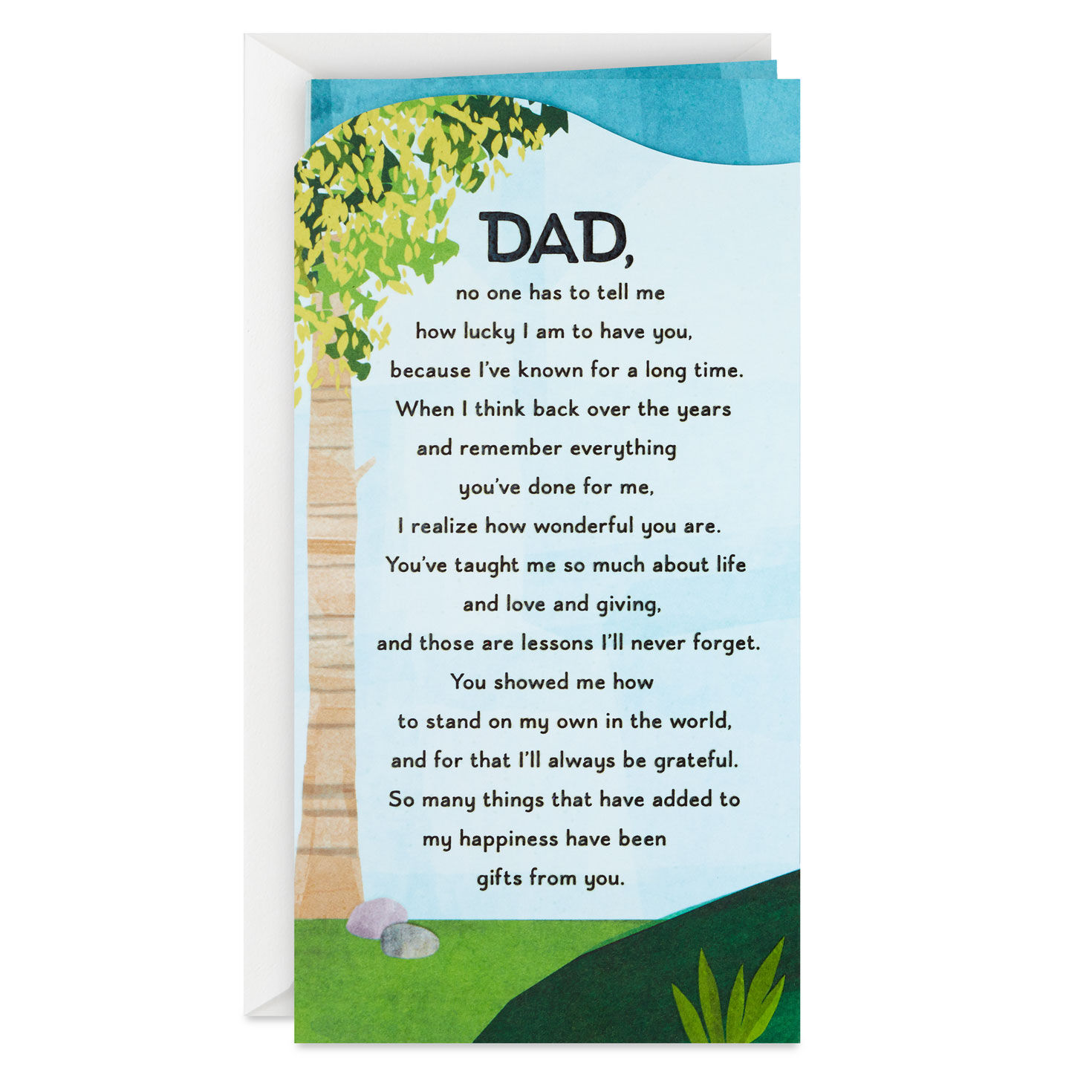 So Lucky to Have You Father's Day Card for Dad