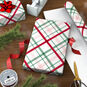 Peppermint-Scented Playful Plaid Christmas Gift Wrap in use image number 3