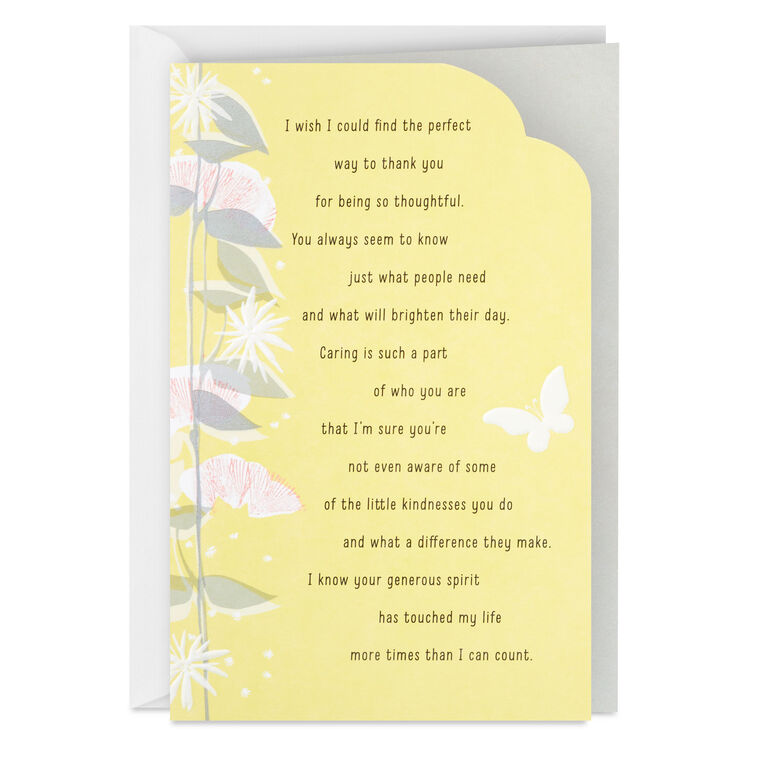 Your Kindness Means So Much Thank-You Card
