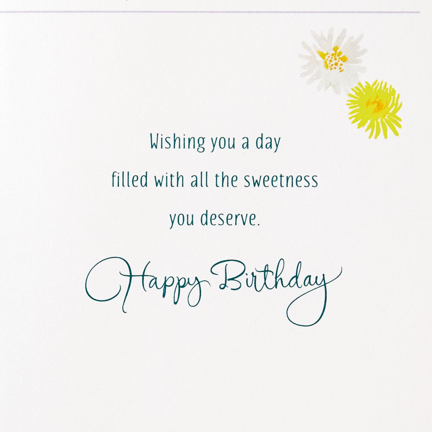 Cupcake and Vines Birthday Card Sentiment image number 2