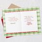 Holiday Greenery Parents Christmas Card Open card with envelope image number 4