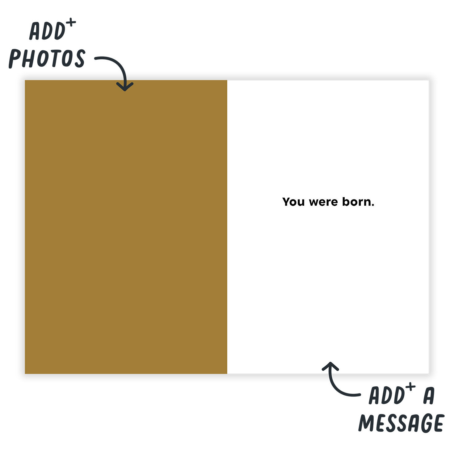 Star Wars Opening Words Personalized Birthday Card Open Card indicating personalization image number 9