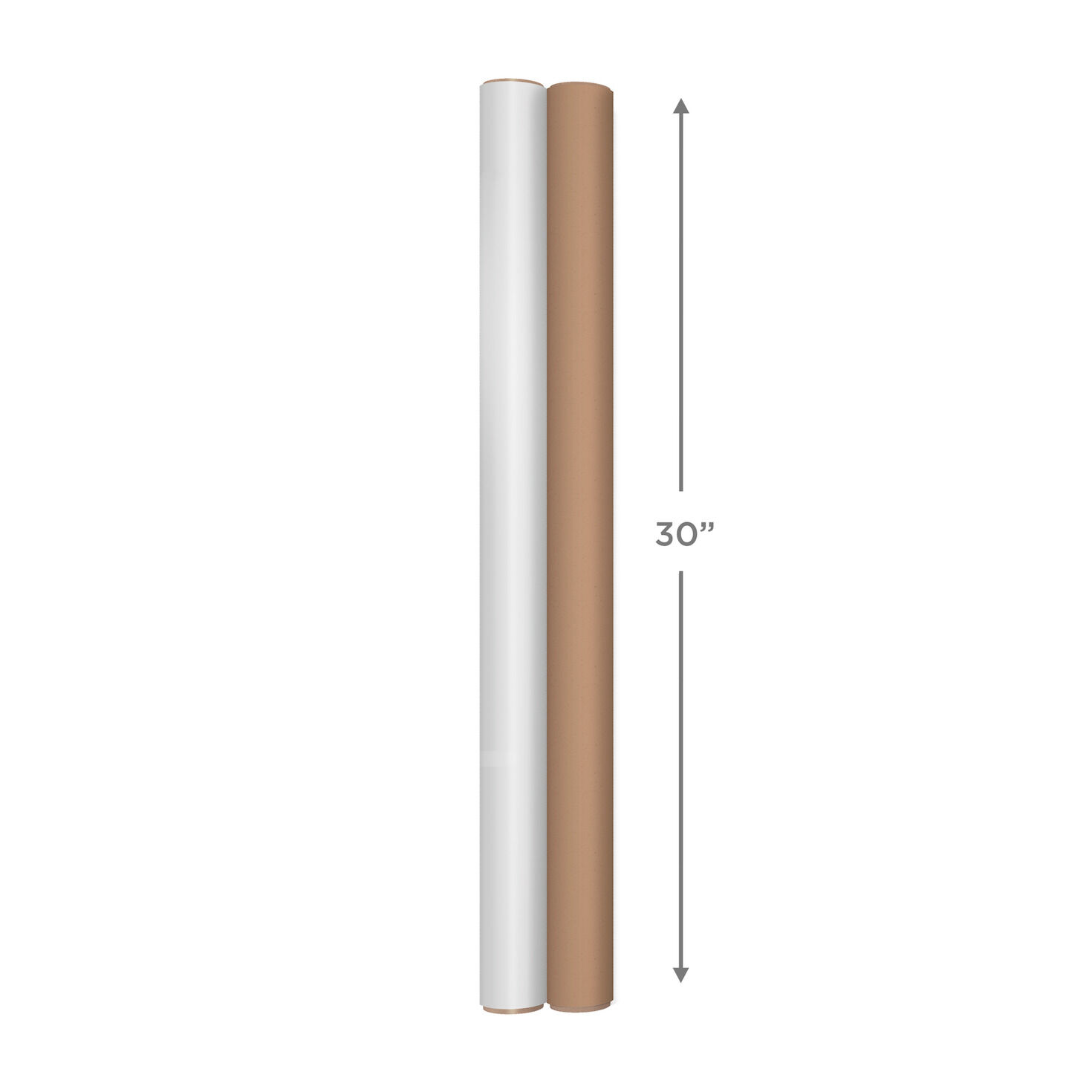 Bulk Kraft Paper and White 2-Pack Wrapping Paper, 160 sq. ft. total for only USD 19.99 | Hallmark