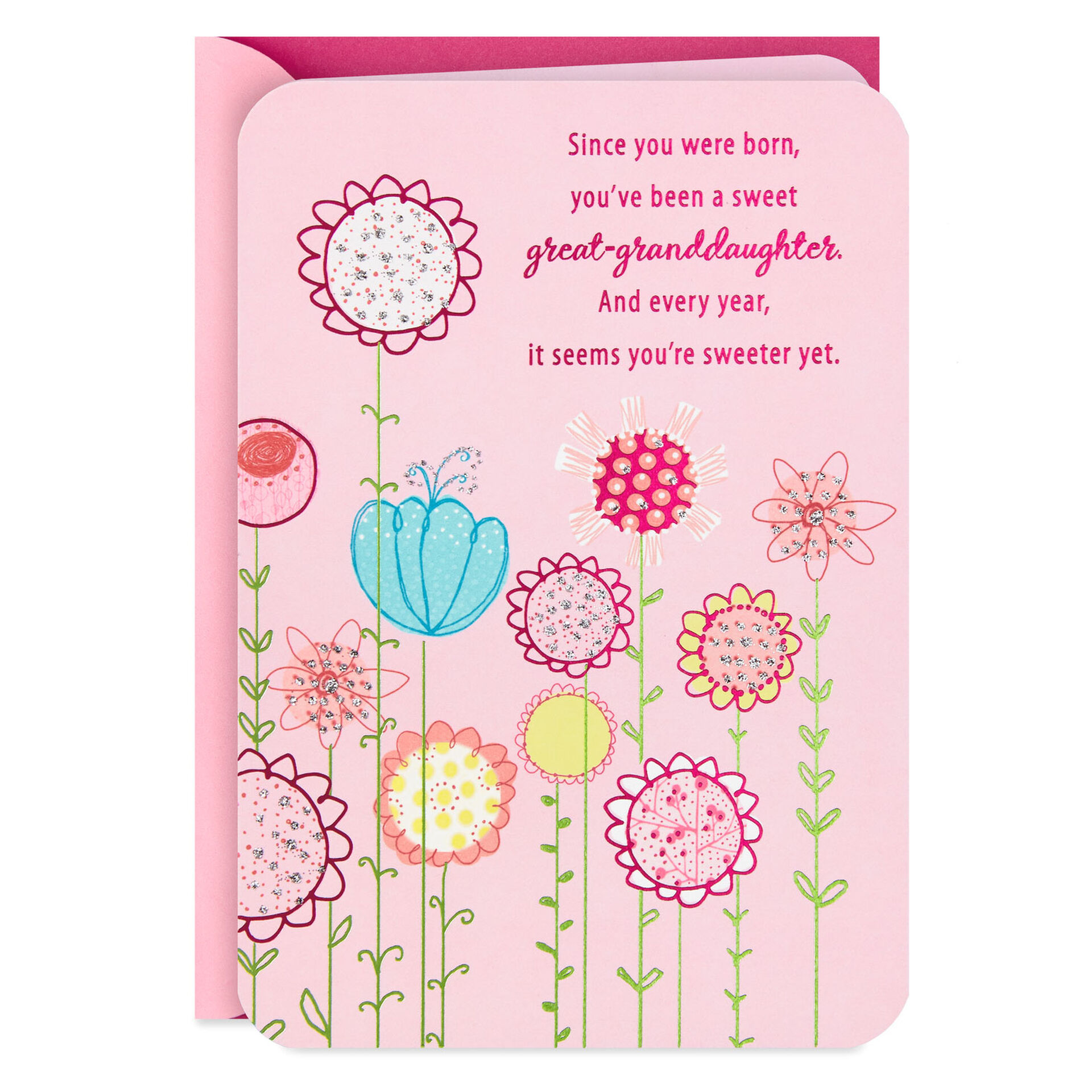 For a Sweet GreatGranddaughter Birthday Card Greeting Cards Hallmark