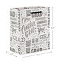 6.5" Cheers 8-Pack Small Graduation Gift Bags, , large image number 2