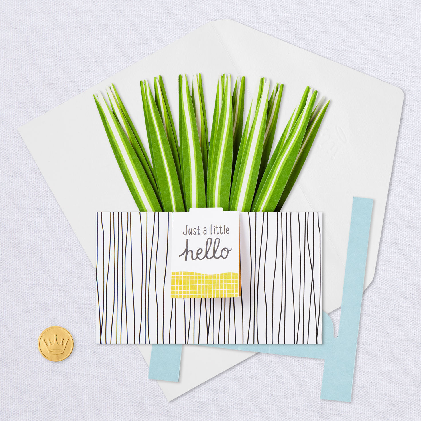 Spider Plant Keep Growing 3D Pop-Up Hello Card for only USD 7.99 | Hallmark