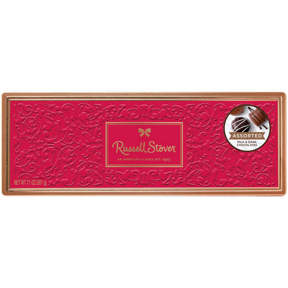 Russell Stover Assorted Chocolates in Small Red Tin, 7 oz., , large image number 1