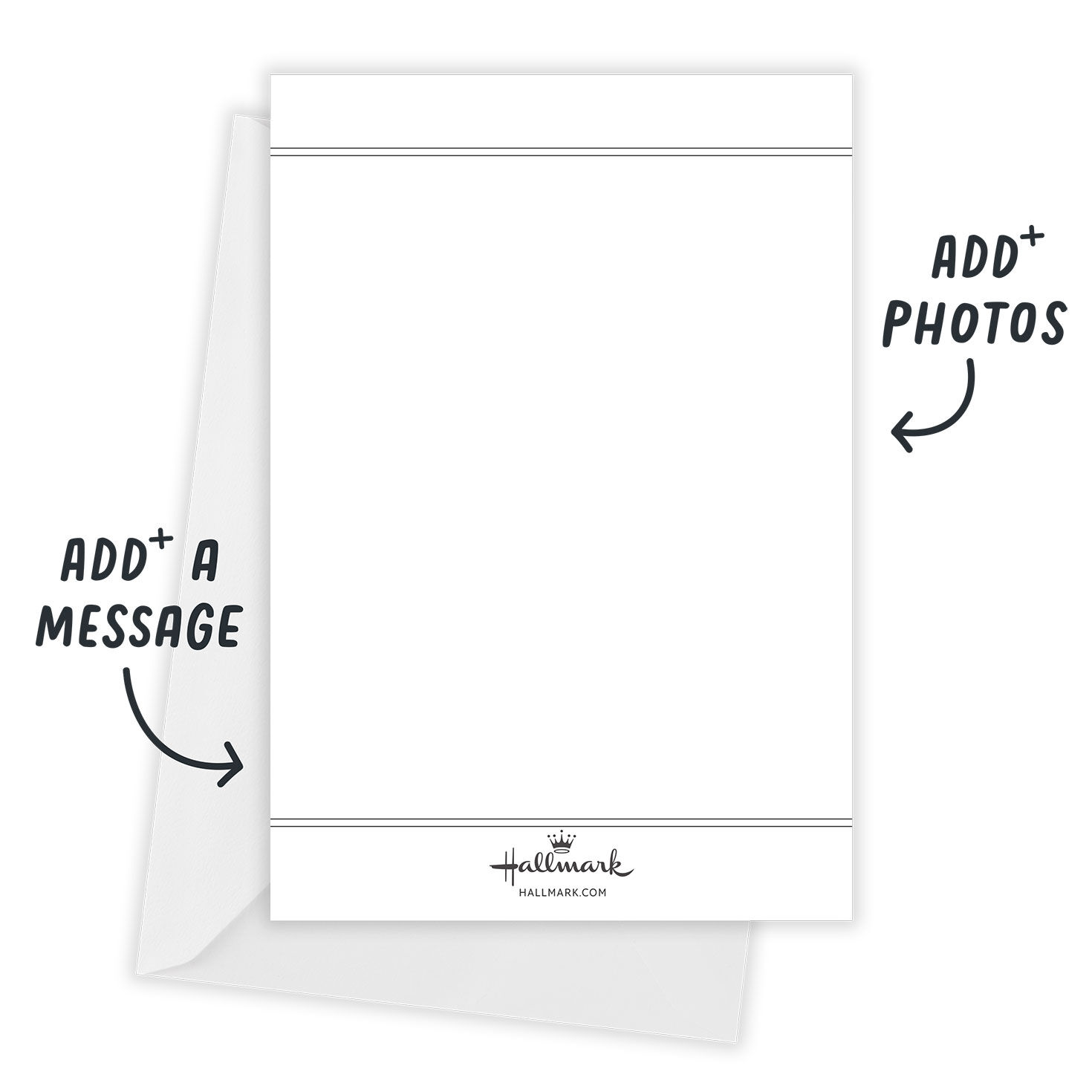 Baby News Personalized Baby Announcement Card Back indicating personalization image number 3