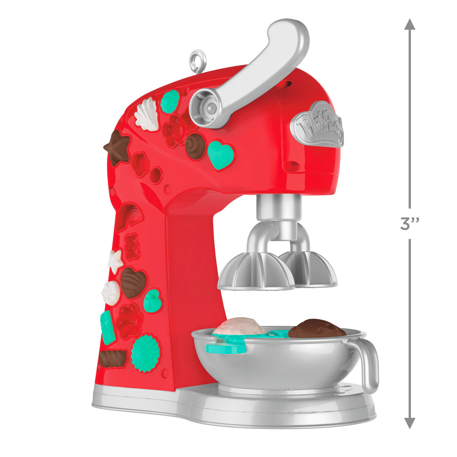 Play-Doh Stand Mixer Keepsake Ornament measurement image number 3