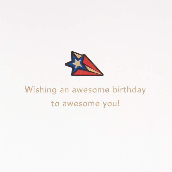 Marvel Spider-Man Awesome You Birthday Card With Stickers, , large image number 2