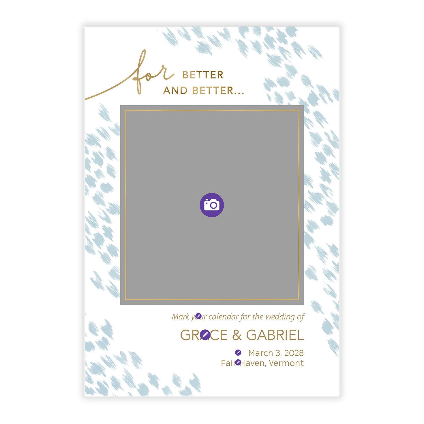 For Better and Better Save the Date, , large image number 5