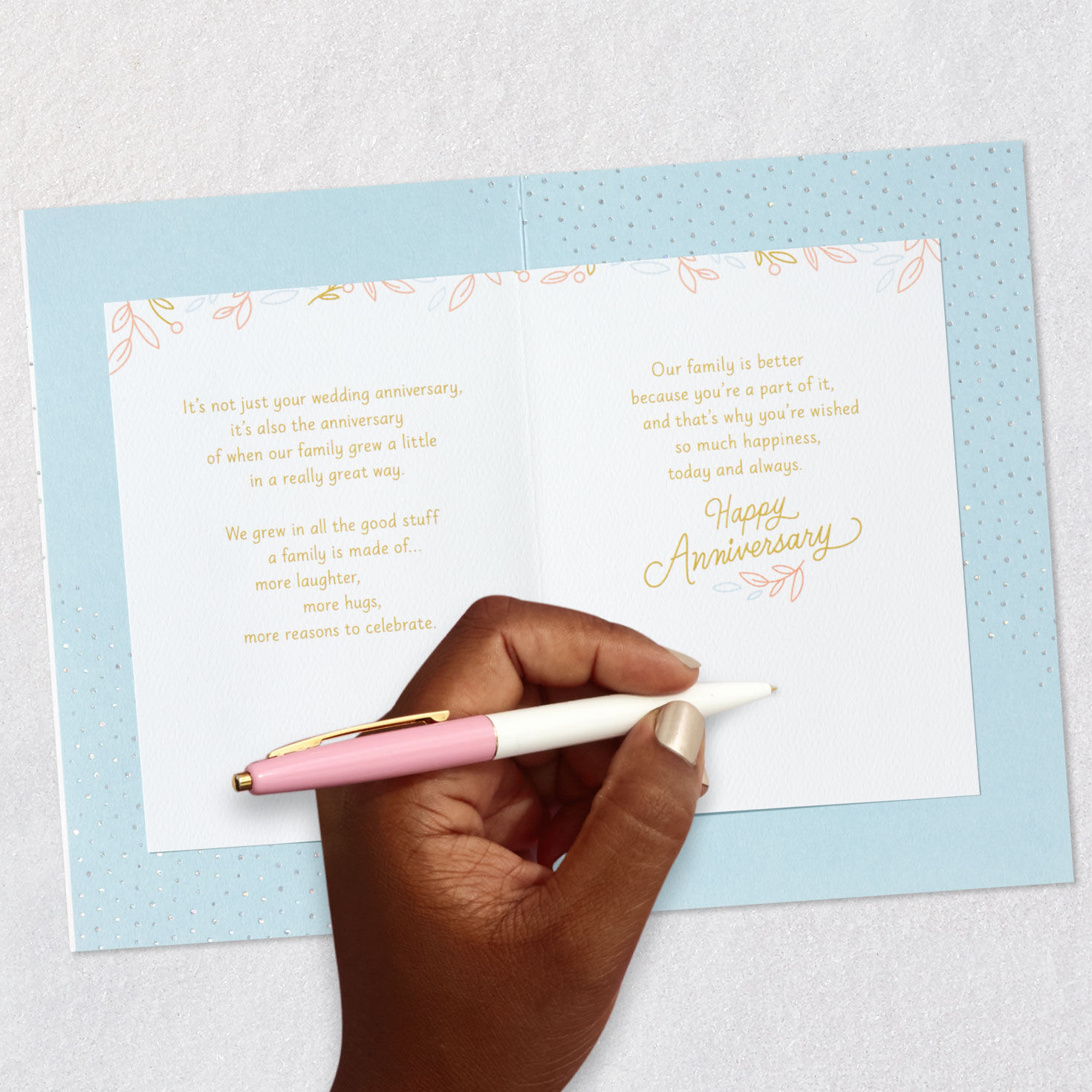Our Family Is Better Because of You Anniversary Card for Daughter and Spouse for only USD 6.99 | Hallmark