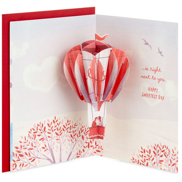 My Favorite Place Romantic 3D Pop-Up Sweetest Day Card