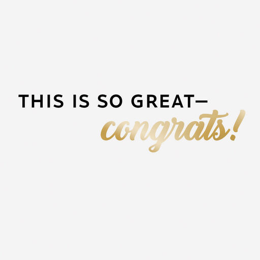 Hell Yes Venmo Congratulations Card, 