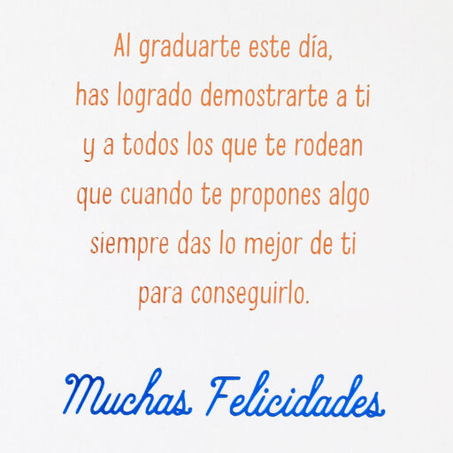 No Dream Too Big Spanish-Language 2023 Graduation Card, 