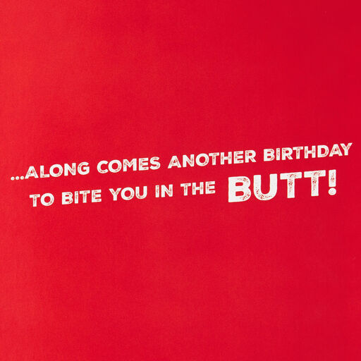 Shark Bite Funny Birthday Card With Sound and Motion, 