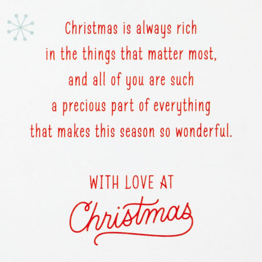 You Are Precious Religious Christmas Card for Son and Family, 