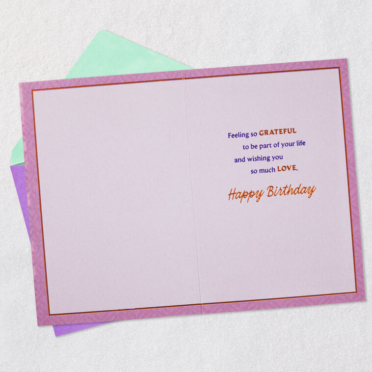 Grateful for You Birthday Card for Goddaughter, , large image number 3