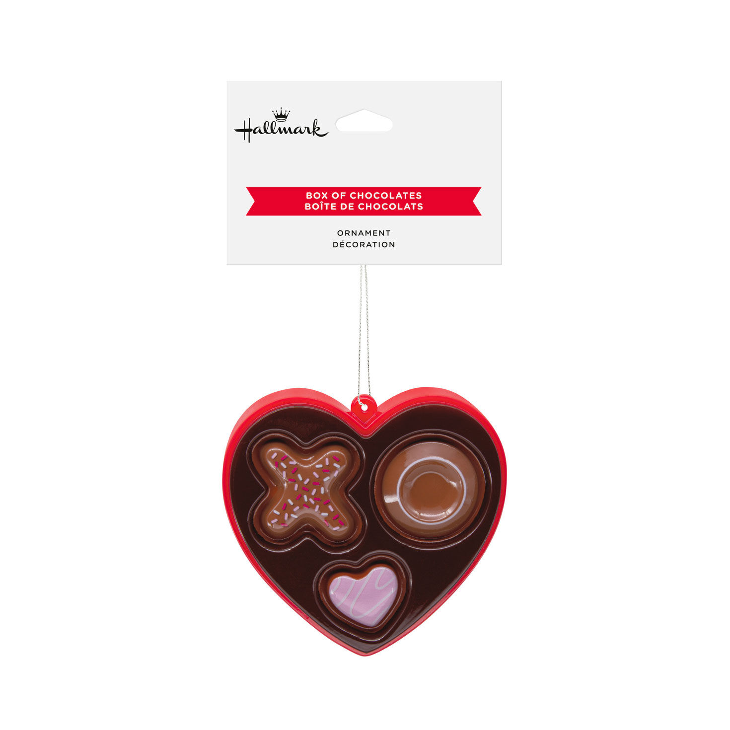 Heart Box of Chocolates Ornament package front image number 5