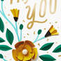 Yellow Flowers Blank Thank-You Card, , large image number 3