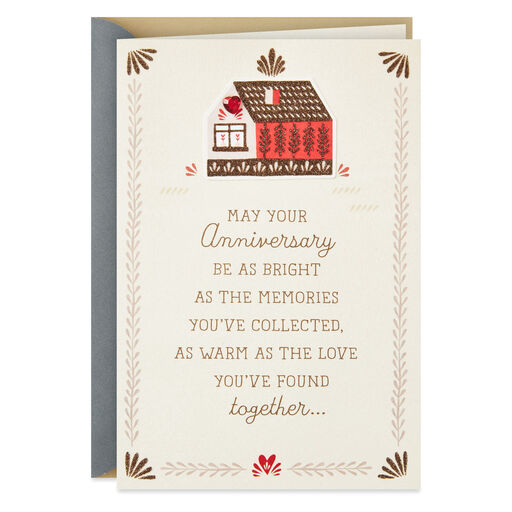As Warm as the Love You've Found Anniversary Card, 