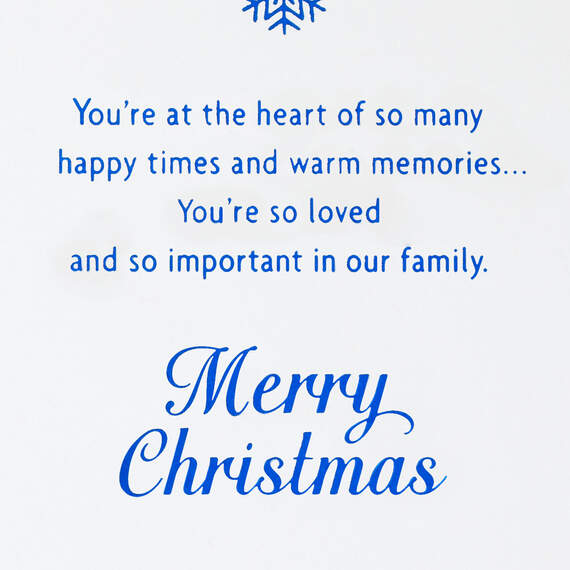 You're Loved and Important Christmas Card for Grandson, , large image number 2
