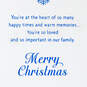 You're Loved and Important Christmas Card for Grandson, , large image number 2