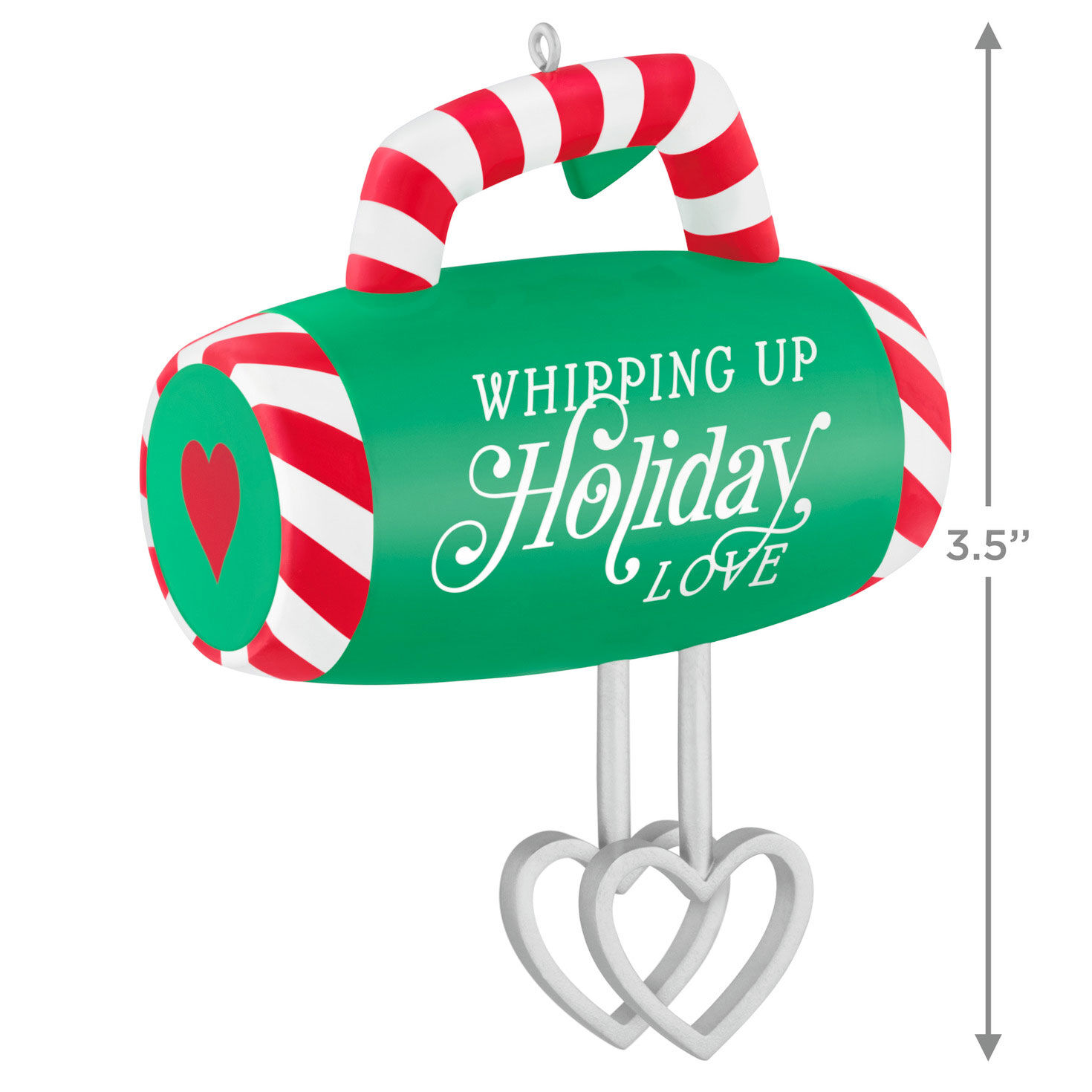 Hand Mixer Keepsake Ornament measurement image number 3