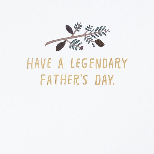 Bigfoot Legendary Father's Day Card for Dad, 