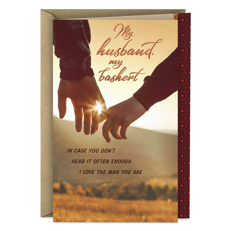 I Love the Man You Are Anniversary Card for Husband